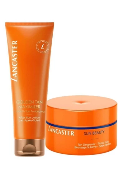 LANCASTER Bronzlaştırıcı Krem - Tan Deepener Spf 6 200 Ml Işıltılı After Sun Set