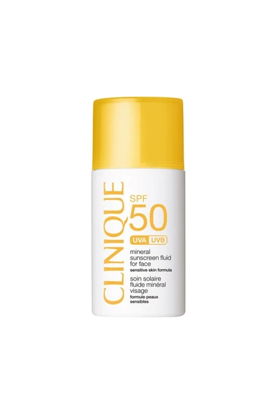 CLİNİQUE Mineral Sunscreen Yüz Güneş Kremi Spf 50 - 30 ml | UVA/UVB Koruma, Ultra Hafif, Yağsız