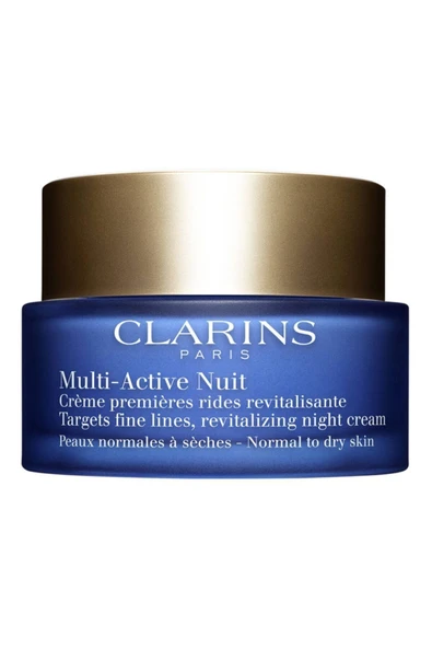 CLARİNS Kuru Ciltler İçin Yaşlanma Karşıtı Gece Kremi 50 ml