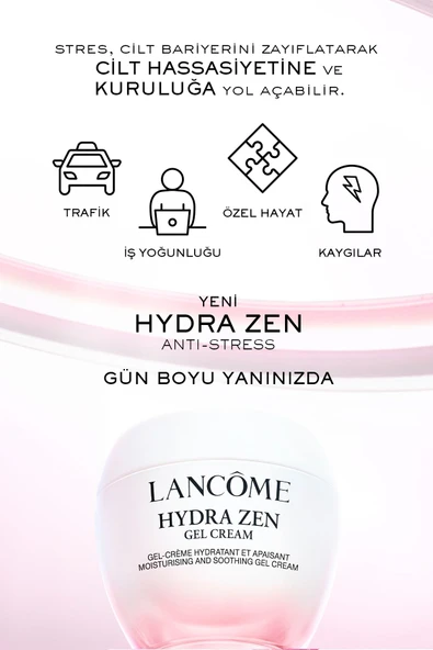 LANCOME Hydra Zen Anti-Stress Rahatlatıcı Nemlendirici Jel 50 ml 3614274158465 - 2