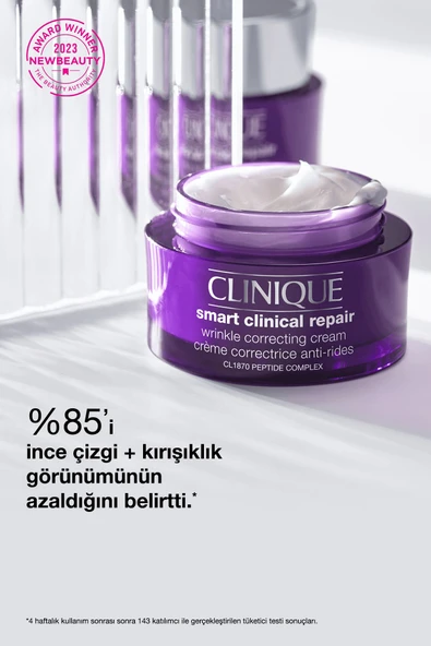 CLİNİQUE Smart Clinical Repair™ Rich - Çizgi ve Kırışıklık Görünümü Karşıtı Zengin Krem 50ml | Kuru Cilt Tipi - Resim 7