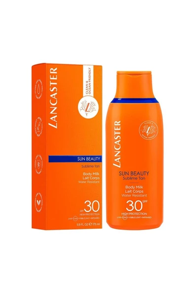 LANCASTER Sun Beauty Body Milk SPF30 Güneş Koruyucu Vücut Sütü 175ML