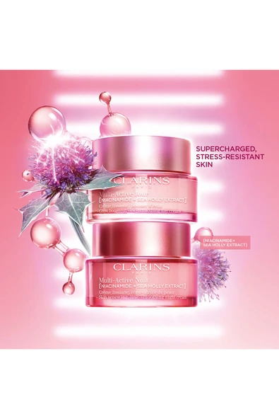 CLARİNS Multı Actıve Gece Kremi Kuru Ciltler İçin 50 ml - 3