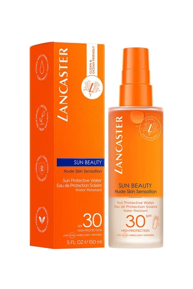 LANCASTER Vücut İçin Güneş Koruyucu Sun Beauty Sun Protective Water SPF30 150 ml..G-K 004 - 5