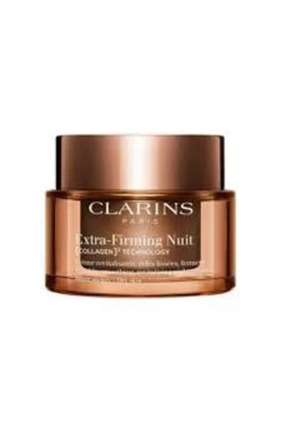 CLARİNS Extra-Firming Nuit Collagen Technology Gece Krem Tüm Ciltler 50 ml - Resim 2