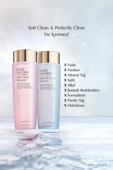 ESTEE LAUDER Losyon - Soft Clean Infusion Kuru Ciltler Için Nemlendirici Bakım Losyonu - 400 ml - 5