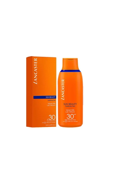 LANCASTER SUN BEAUTY BODY MİLK SPF30 175ML - SKİN BRİGHTENİNG SUNSCREEN FOR THE BODY PSSN1869