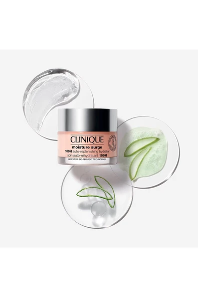 CLİNİQUE Moisture Surge™ - 100H Auto-Replenishing - 100 Saat Etkili Nemlendirici Yüz Bakım Kremi 30 ml. - 3