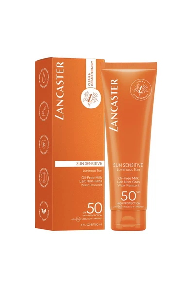 LANCASTER Sun Sensitive -Güneş Koruyucu Süt Spf 50 -150 ml - Resim 5