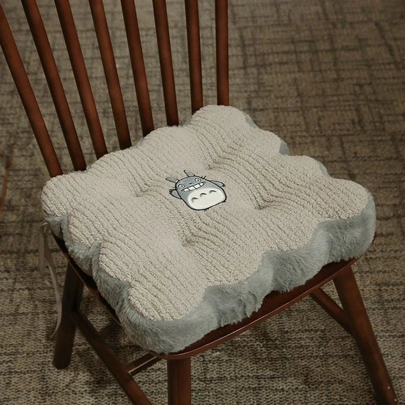 Peluş Tatami Minder - 40cm - Kare Totoro