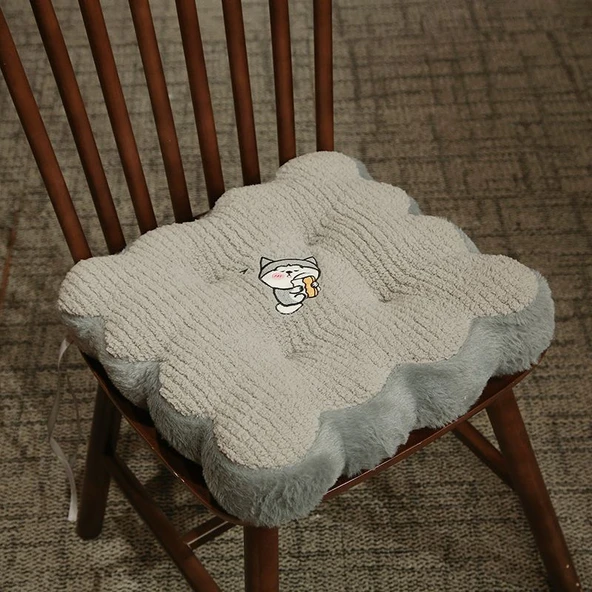 Peluş Tatami Minder - 40cm - Kare Husky