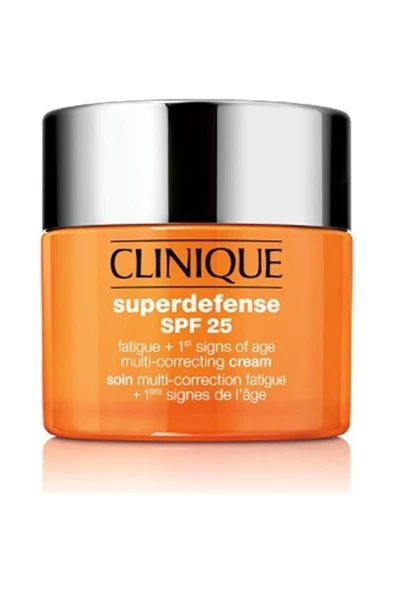 CLİNİQUE Superdefense™ SPF25 Yaşlanmanın İlk Belirtilerine Karşı Etkili Nemlendirici  Kuru/Karma Cilt 30ml