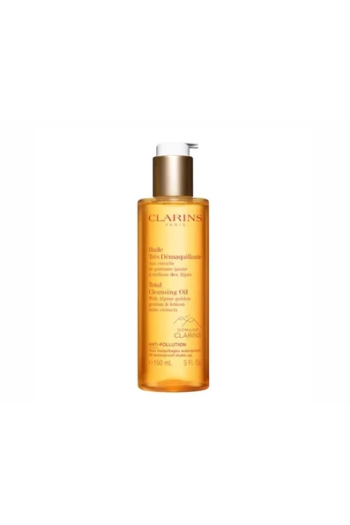 CLARİNS Clr Total Cleansing Oil - Yüz, Gözler Ve Dudaklar Için Makyaj Temizleme Yağı 150 Ml