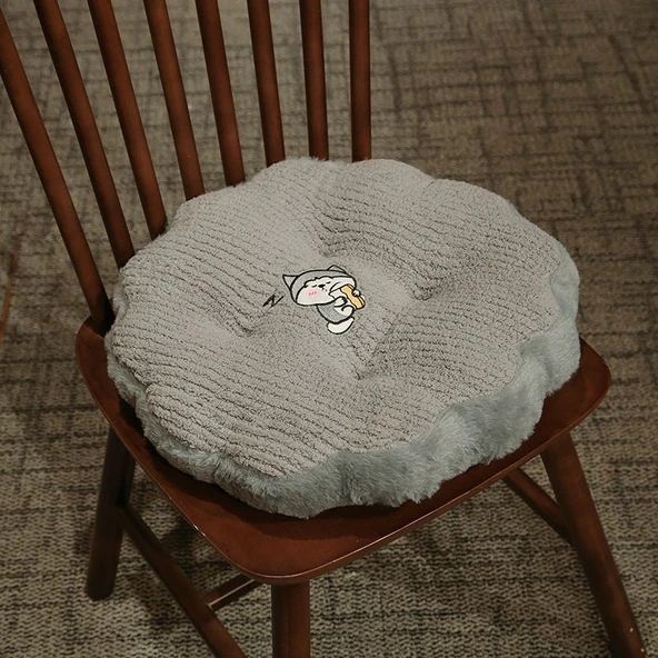 Peluş Tatami Minder - 40cm - Yuvarlak Husky