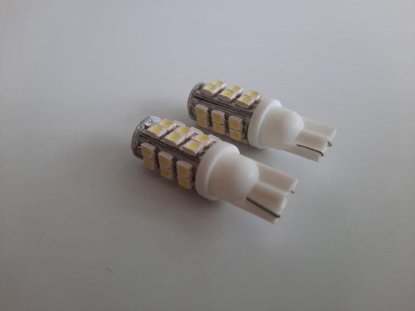 T10 Led Ampul Led Park Ampülü Gündüz Farı Dipsiz Oto Araç Beyaz - 3