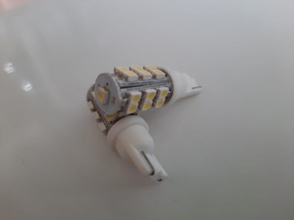 T10 Led Ampul Led Park Ampülü Gündüz Farı Dipsiz Oto Araç Beyaz - 4