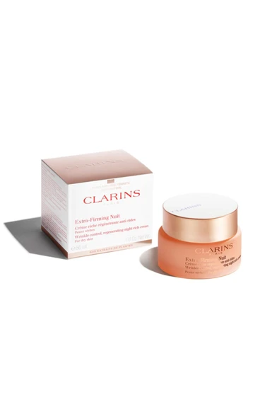 CLARİNS Nemlendirici Gece Kremi - Extra Firming Night Cream 50 ml 3380810442120 - 2