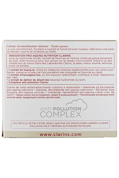 CLARİNS Nutri Lumiere Night Cream 50 ml Besleyici Gece Kremi - 3