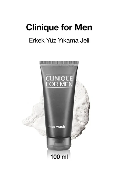 CLİNİQUE For Men™ Face Wash - Erkekler İçin Yüz Yıkama Jeli 200 ml | Kuru, Karma Cilt Tipi ürün görseli 1