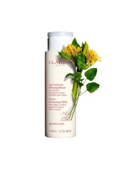Clarins Velvet Cleansing Milk Makyaj Temizleme Sütü 200 ml - 1