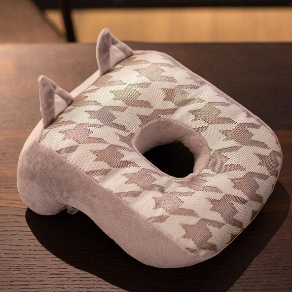 Yazlık Buz İpek Ofis Öğrenci Uyku Yastığı - Husky 25cm*30cm