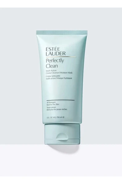 ESTEE LAUDER Kuru Ciltler için Krem Temizleyici / Nem Maskesi - Perfectly Clean Creme Cleanser - 150 ml - 2