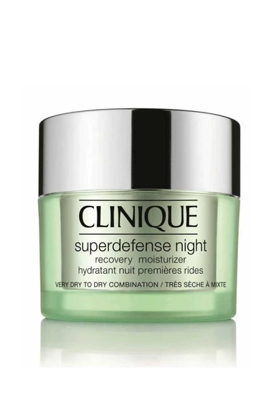 CLİNİQUE Kuru Ciltler İçin Yaşlanma Karşıtı Gece Kremi - Superdefense™ Night Recovery Moisturizer 50ml