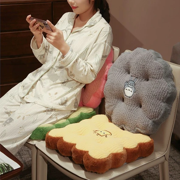 Peluş Tatami Minder - 40cm - Yuvarlak Tost - 5