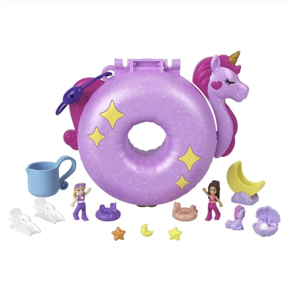 HKV34 Polly Pocket Unicorn Temalı Oyun Seti - 2