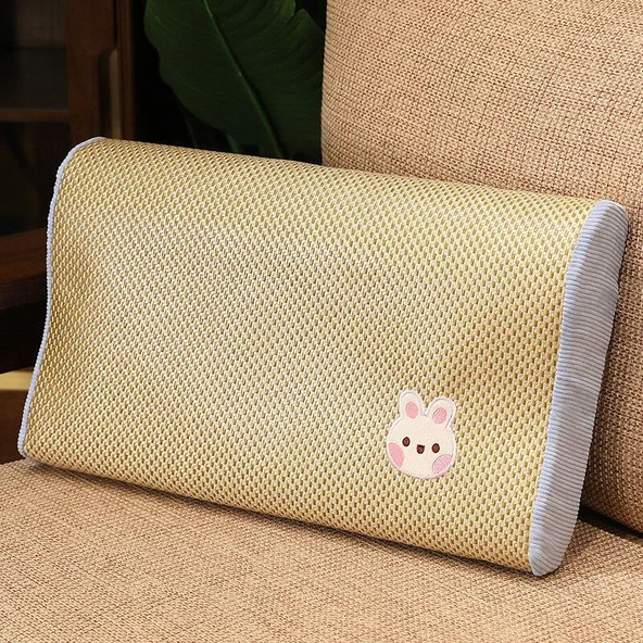 Buz Rattan Yastık - Avrupa Pembesi - 50x30x10cm - 2