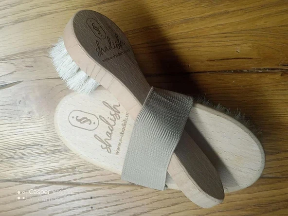 Shadish Doğal %100 At Kılı Anti-Selülit Fırça