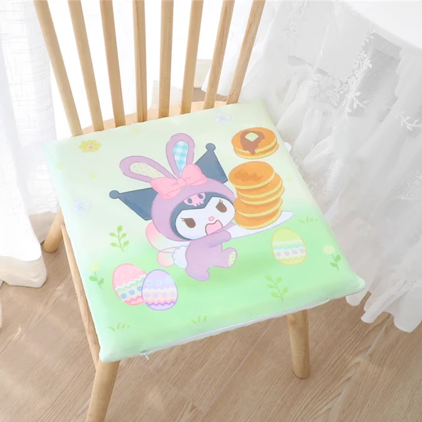 Hafızalı Köpük Minder - Kuromi - 40x40x40 cm