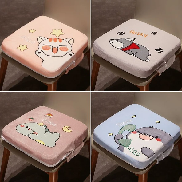 Çocuk Rattan Tatami Yükseltici Minder - Kedi 40x5cm - 5
