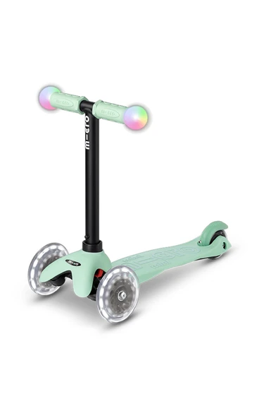 Micro Mini2Grow Deluxe Magic 3 Tekerlekli Scooter LED Mint Mint 1-6 Yaş - 4