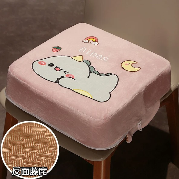 Çocuk Rattan Tatami Yükseltici Minder - Kedi 40x5cm - 11