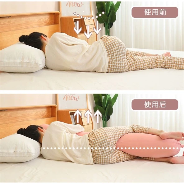 Şeker Buz İpek Peluş Yastık - Pembe - 150cm - 12