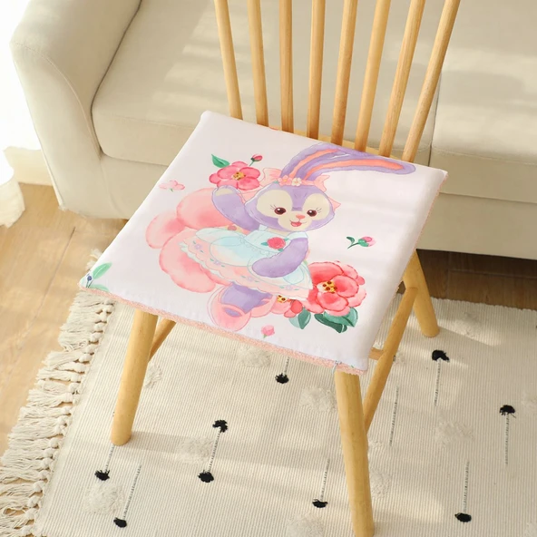 Kristal Peluş Koltuk Minderi 40x40 cm - Stil 1 - 4