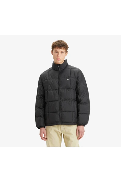 Levis Erkek Mont A8568-0000 PIEDMONT SHORT PUFFER JET BLACK