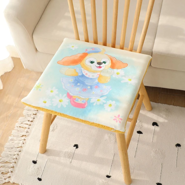 Kristal Peluş Koltuk Minderi 40x40 cm - Stil 6 - 8