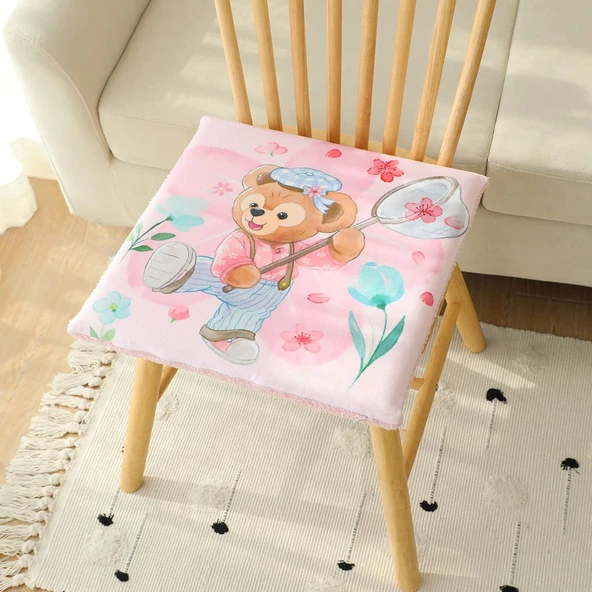 Kristal Peluş Koltuk Minderi 40x40 cm - Stil 2 - 9