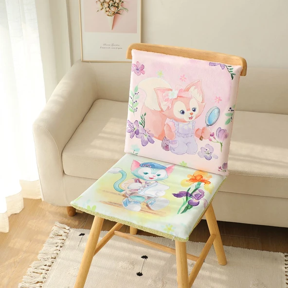 Kristal Peluş Koltuk Minderi 40x40 cm - Stil 6 - 11