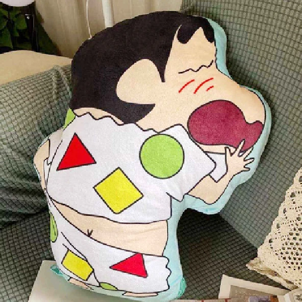 Shin-chan İfade Yastık Battaniye - PP Stil