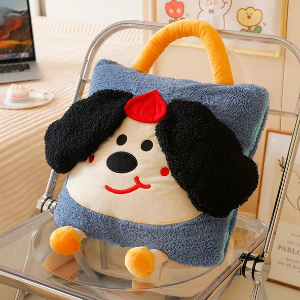 2'si 1 Arada Klima Battaniyesi - Blueberry Cinnamoroll - 38*38/100*160cm