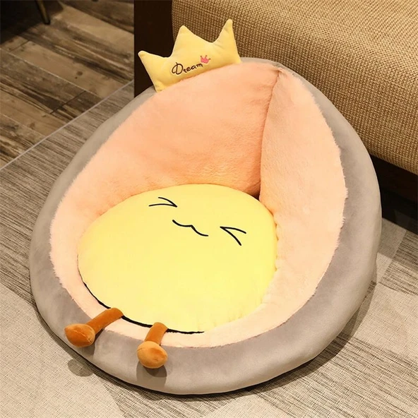 Ofis Sandalyesi Minderi - Avokado Tasarımlı - 45cm - 9