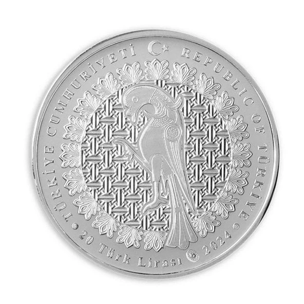 AgaKulche Mengücekliler Gümüş Sikke Coin - 2