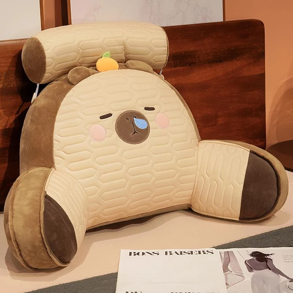Kapibara Lateks Bel Destek Yastığı - Sümüklü Model 75*50cm
