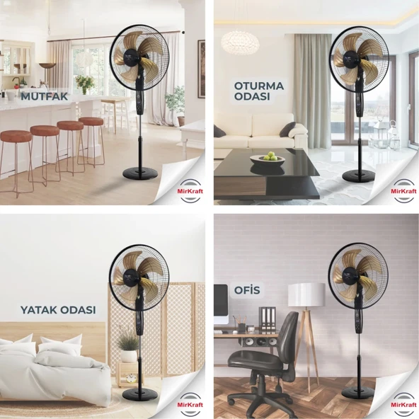 MirKraft FS-K5018 Stand Fan Vantilatör Uzaktan Kumandalı 18'' - 7
