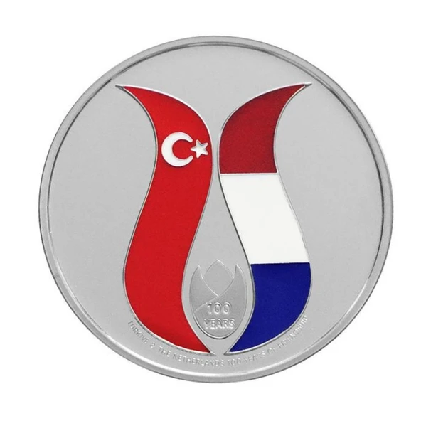 AgaKulche Türkiye - Hollanda Dostluğu Gümüş Sikke Coin