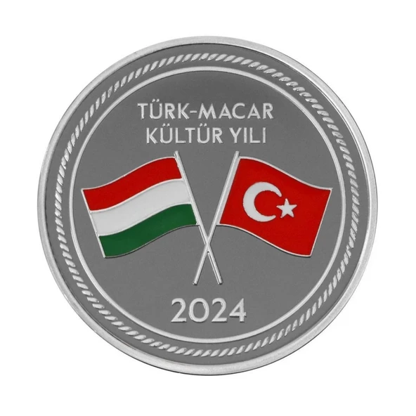 AgaKulche Türk-Macar Kültür Yılı Gümüş Sikke Coin