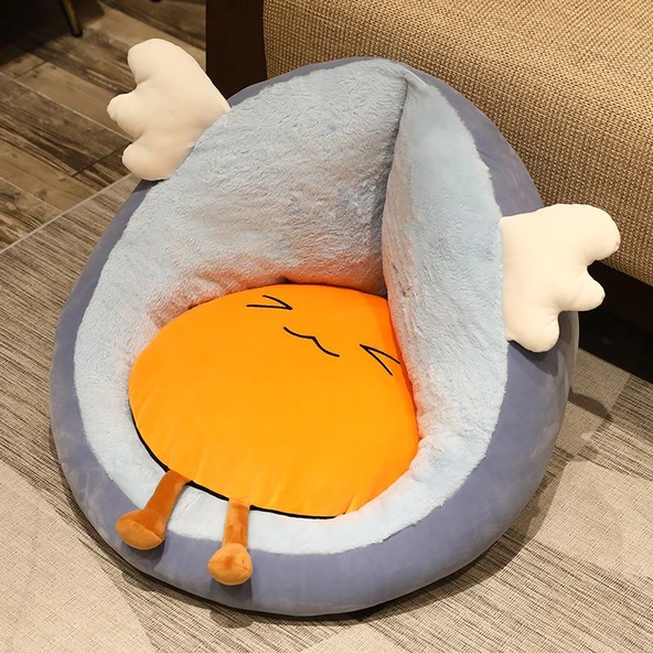 Ofis Sandalyesi Minderi - Melek Kanadı Tasarımlı - 45cm